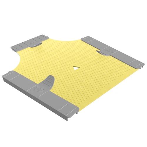 33710/2MA Трьох точкова педіатрична маска для фіксації голови, з отвором для носа, маленький розмір, товщина 2,0 мм, рівень перфорації максі, матеріал EFFICAST